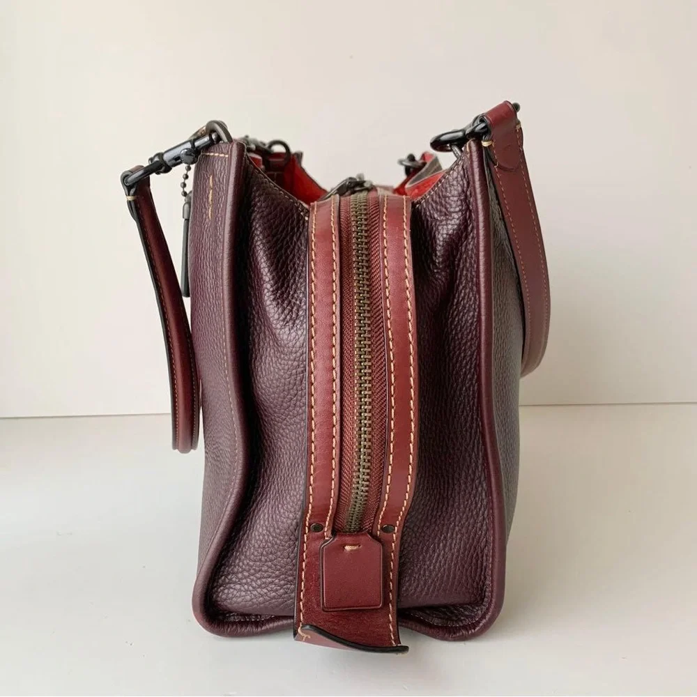 Coach Rogue 30 Burgundy - Picture 5 of 16